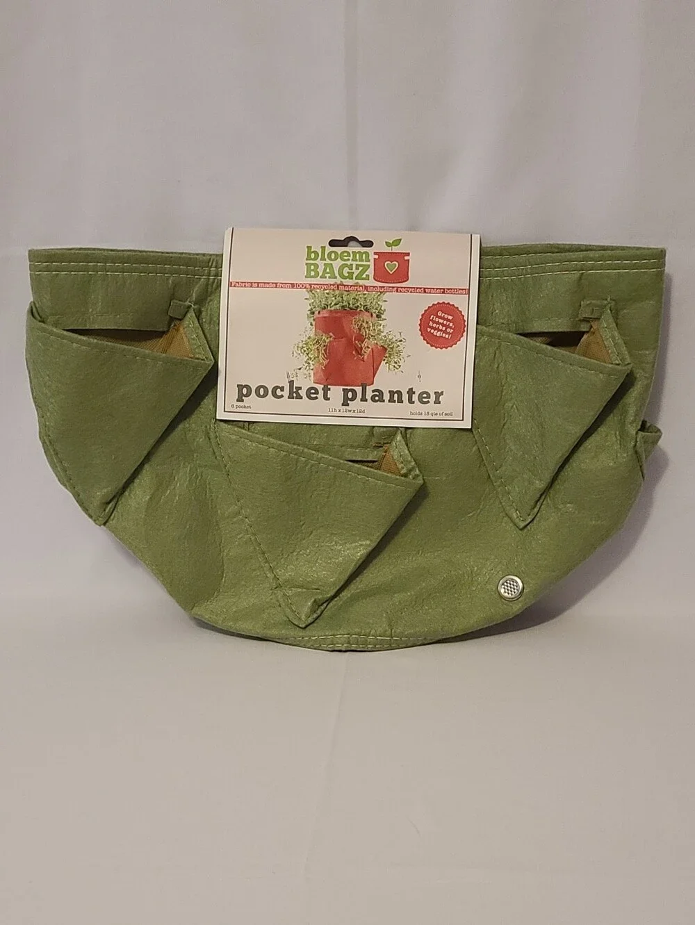 Pocket Planter Fabric Is 100% Recycled Materials